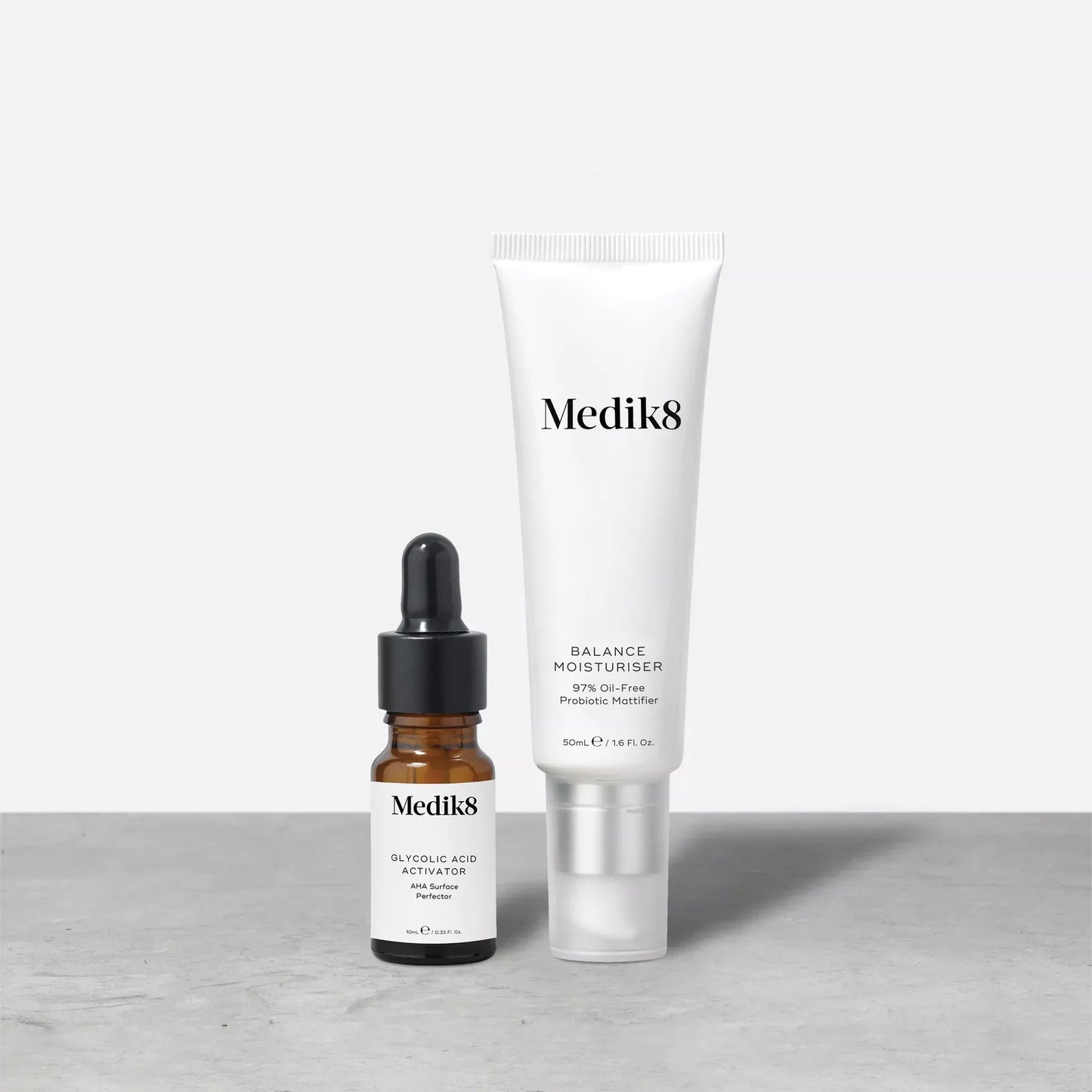 Balance Moisturiser with Glycolic Acid Activator